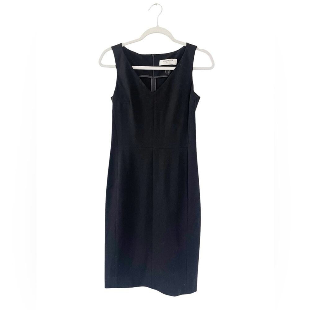 M.M. Lafleur The Rachel Dress - Ponte  Black Sheath Size 2